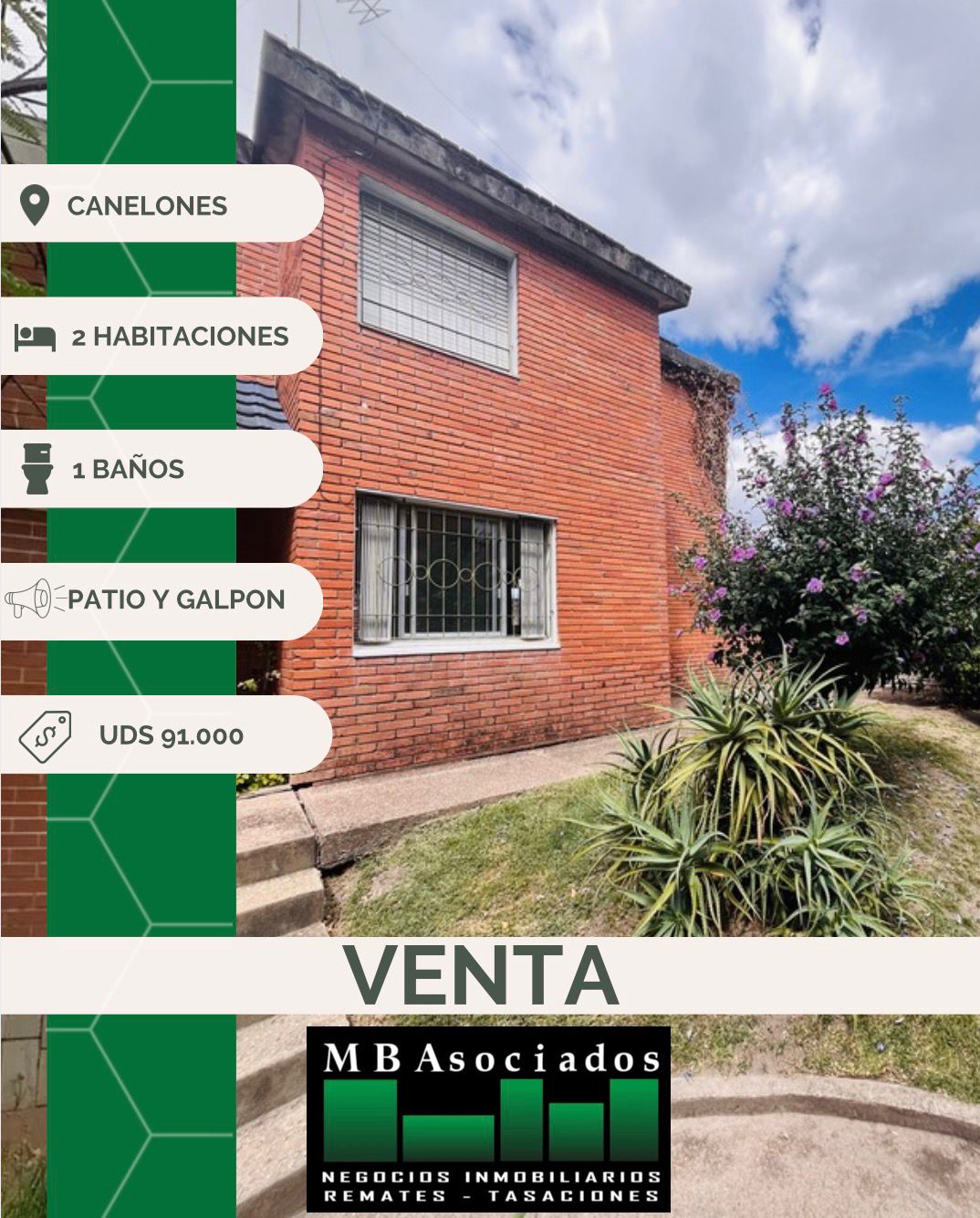Venta Apto, Canelones.-
